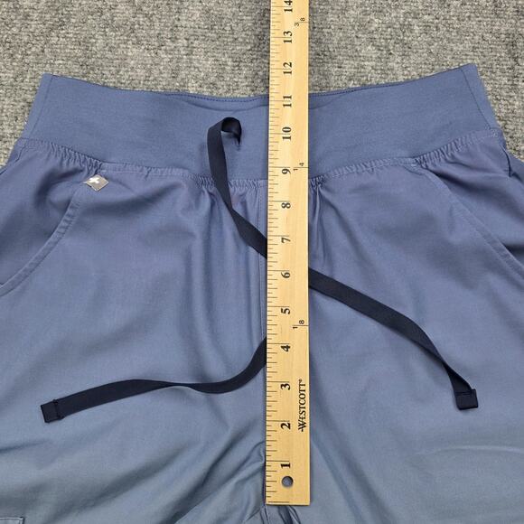 Figs Scrub Pants Womens Small Blue Gray Ombre Jogger Technical Collection Work - Picture 6 of 16